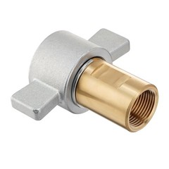 1″ NPT Brass Wet Line Wing Nut Hydraulic Quick Disconnect Coupler/Coupling Set