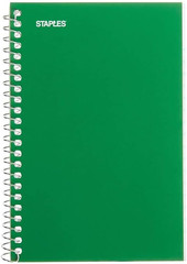 STAPLES Memo Pads 4-Inch X 6-Inch College Assorted 50 Sh./Pad 5 Pads/Pk