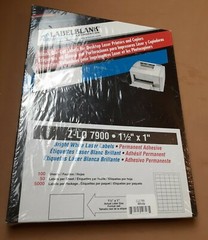 Label blank Corporation Z- LO 7900 1 1/2″ X 1″