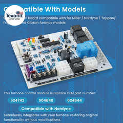 920915 Furnace Control Board – Direct Replacement for Nordyne 624742 624844 6246