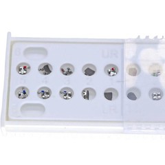 1 Pack Dental Orthodontic Bracket Standard MBT 0.022″ 345 Hooks Sandblasted