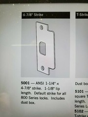 “NEW” Dorma Classroom Intruder Lock, CL877J LRC 626 RH, CL800