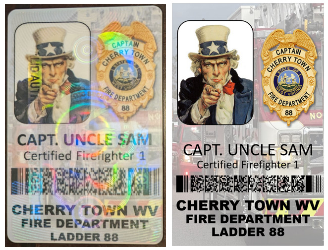 EMPLOYEE ID CARD HOLOGRAPHIC-CUSTOMIZED