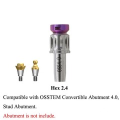 Universal Implant Abutment Driver For Locator Stud Mini Ball Convertible OSSTEM
