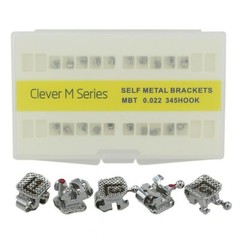 Orthodontic Self-ligating Brackets Ceramic Metal Braces Empower Clear Roth MBT