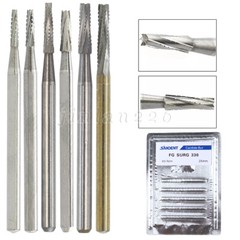 Cross Cut Lindemann Tungsten Carbide FG Dental Bur 25mm, Bone Surgery
