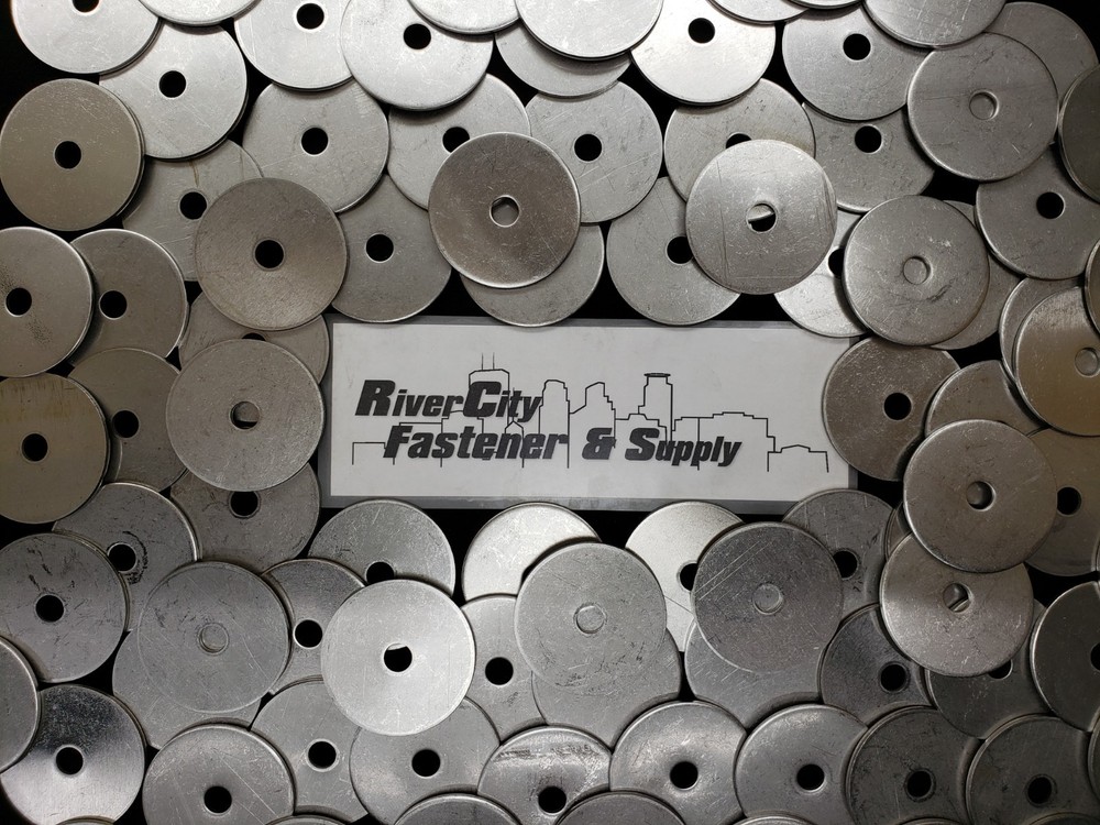 (10) Extra thick Heavy Duty Stainless Fender Washers 1/2″ x 3 ” Large OD 1/2×3