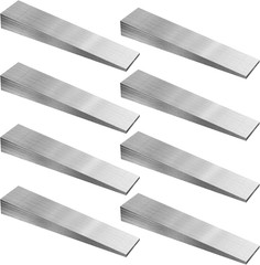8PCS Metal Wedge Shims Triangle Flange Wedge Steel Wedges for Welding Silver Met