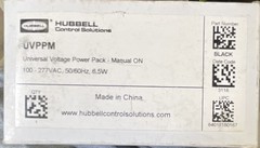 Hubbell Control Solutions UVPPM Universal Input Power Pack 100-277VAC 6.5W Black