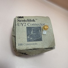3M Scotchlok UY2 Connector Box of 100 Count Yellow IDC Presslok Self Stripping