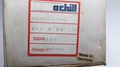 Achill M10-1.5 X 80 mm Hex Head Cap Screw 8.8 (Pack of 100) DIN 933 Plain