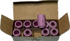 10 Pcs Techniweld Ceramic Cup Nozzle 13N12 #8 1/2″ TIG Welding Torch