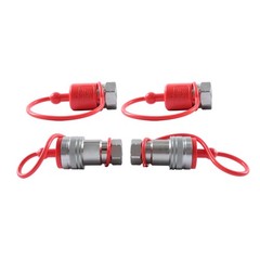 2 Sets 1/2″ Ag Hydraulic Quick Connect Couplers Couplings Ball Pioneer Style