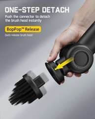 Fanttik Flip G9 Pro Electric Scrubber, VoltiPulse Motor, Dual-Speed Black