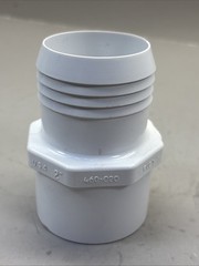 LOT of 5 – 2″ 460-020 PVC Hose Pipe Fitting Adapter Barbed Spigot Connection