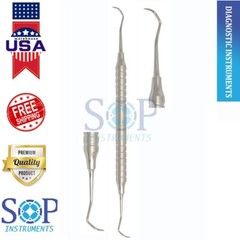 Dental 135 Posterior Sickle Scaler Periodontal Curette by SOP Instruments