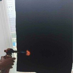 Large 4′ x 6′ x 3mm Welding Blanket Plumbing Shield Heat Slag Carbon Fiber Cloth