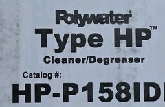 Lot of 100 Tandem Packs Polywater Type HP Cleaner Degreaser Solvent Wipes