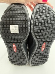 Skechers SlipIns Squad Chaos SR-Jasul Work Shoes,Women’s 5.5M,Black,EH/SR,108194