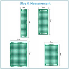 Double Side Universal PCB Prototype Board Printed Circuit Protoboard DIY Solder