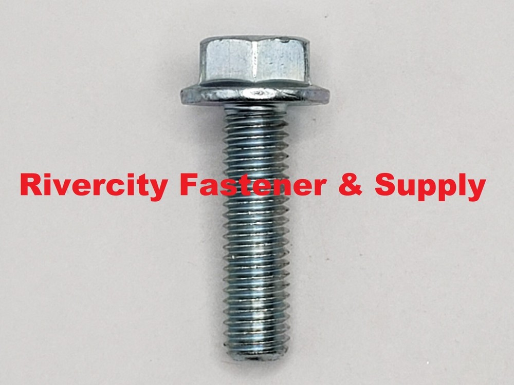 M8-1.25×30 Hex Head Flange Bolts 8mm x 30mm Grade 10.9 Steel Screws M8x1.25 x 30
