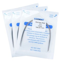 AZDENT Dental Orthodontic Round Arch Wires Nature Form Arch Wire StainlessSteel
