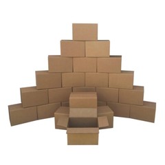 UBMOVE Small Moving Boxes (25 Pack) Size: 16x10x10″ Packing Cardboard Box