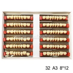 Dental Acrylic Denture Resin Teeth Upper Lower Full Set Shade A1/A2/A3 3/8/16 SD