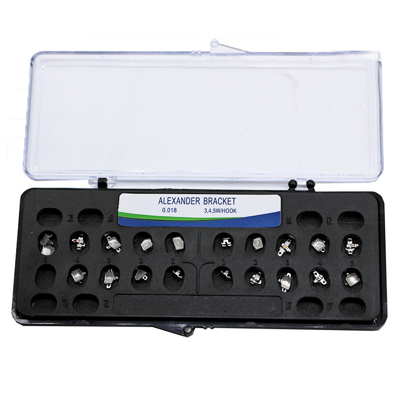 New 10 Kits Dental Orthodontic Alexander Brackets With 345 Hooks 018”