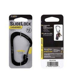 Nite Ize Csl4-01-R6 Carabiner, Stainless Steel, 75 Lb Limit