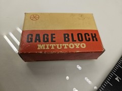 Mitutoyo Rectangular Steel Individual Gage Blocks, Qty 7