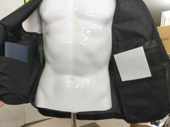 HIGH VISIBILITY BLACK SERIES Safety Vest Solid Front Mesh Back