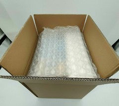 984′ x16″ Air Cushion Machine Film Small Bubble Pillow Packaging Padding 4 Rolls