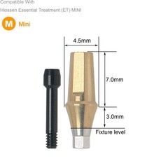 US Titanium Straight Transfer Abutment Fits Hiossen ET (ETIII/IV) /Osstem TS/GS