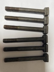 3/8-16 x 3.5” ARMSTRONG T-SLOT BOLTS|OAL 3-3/4” HEAD HEIGHT 1/4”Qty.6 (26JN198)