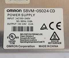 OMRON POWER SUPPLY S8VM-05024 CD.