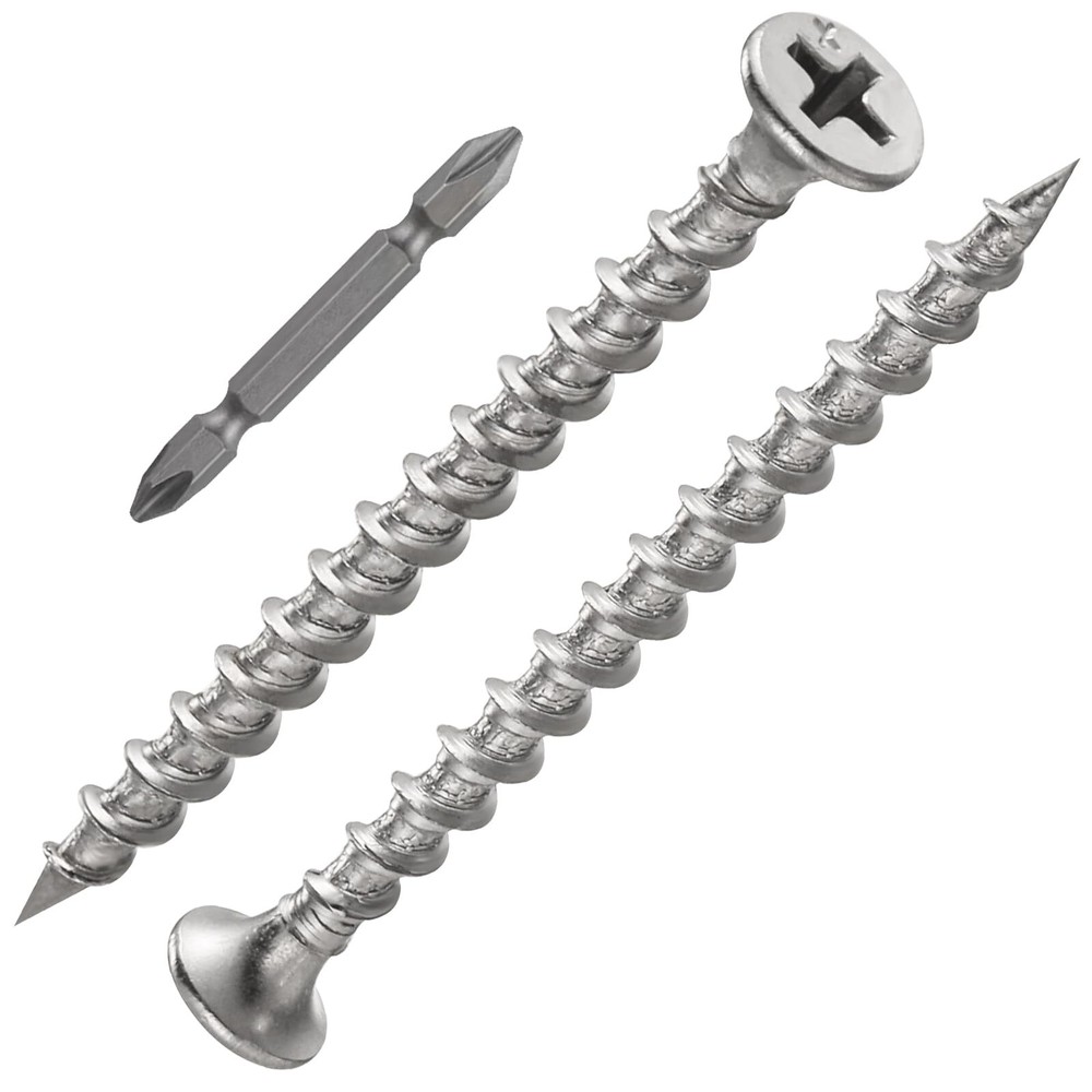 1 pounds#8X2″410 Stainless Steel Fastener Drywall Screws-Phillips with coarse…