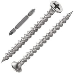 1 pounds#8X2″410 Stainless Steel Fastener Drywall Screws-Phillips with coarse…