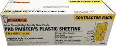 P9400 High Density Painter’s Plastic Sheeting, 9′ x 400′ x .31 mil, Clear, Dispe