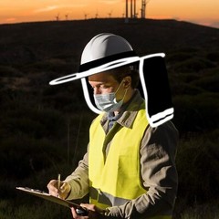 EvridWear Hard Hat Sun Shade Full Brim with Reflective Stripe Neck Protection