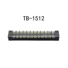 5Pcs Dual Row 12 Positions Screw Terminal Electric Barrier Strip Block 15A 600V