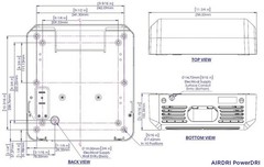 AirDri HDJ-0301A9SSB PowerDRI Automatic Hand Dryer ADA compliant HEPA Filtration