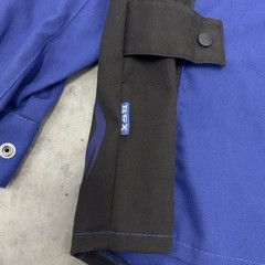 BSX Welding Jacket 9oz Royal Blue Black Stallion Flame Resistant Cotton Large