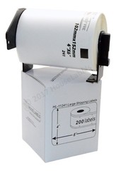 Non-OEM Fits BROTHER DK-1241 Labels (4″ x 6″) – (20) Rolls of 200 + (1) FRAME