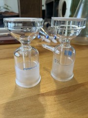 Millipore 47mm Glass Frit Base with Tubulated Cap for Vacuum Filtration 40/35 X2