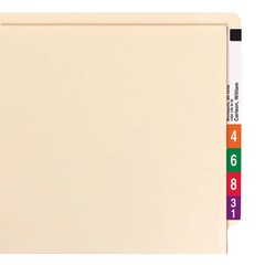 Smead 34100 0.75 in. Expansion End Tab Fastener Folders – Manila (50/Box) New