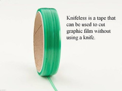 Knifeless Finish Line Vinyl Wrap Cutting Tape 50 Meter Roll (164 Ft) for Stripes