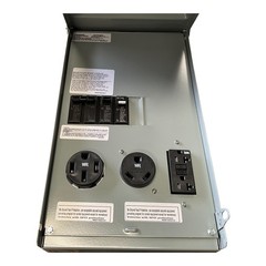 Midwest U075CTL010 100A RV Power Outlet Box 120/240V 50A 30A 20A NEMA 3R