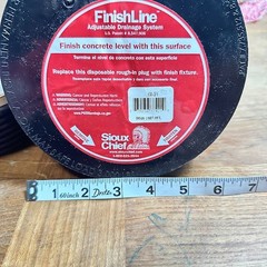 SIOUX CHIEF Finish Line 3″ PVC Hub Adjustable Floor Cleanout Drain Nickel-Bronze