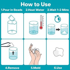 10.9oz Moldable False Teeth Beads Tooth Repair Kit,Repair Thermoplastic Bead…